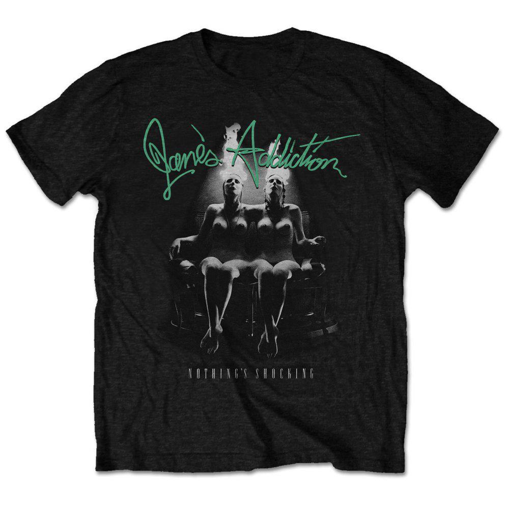Jane's Addiction - Nothing's Shocking Heren Tshirt - Zwart